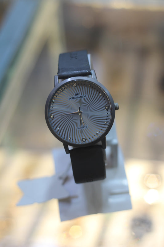 Alvixa Silver Vortex Watch